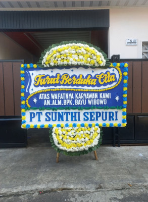 Papan Bunga Duka di Cilembu